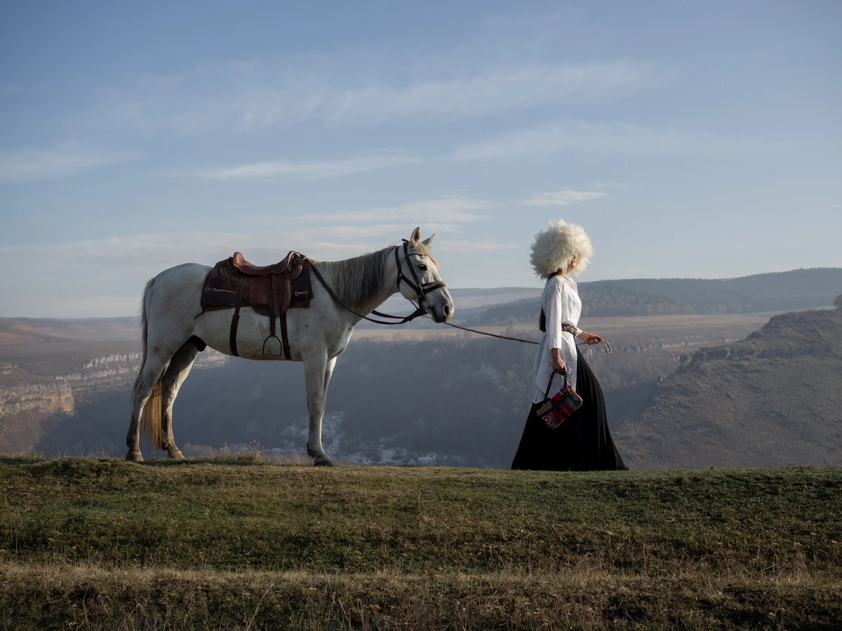 Фотопроект с лошадьми в стиле VOGUE — в Кисловодске — фото 2